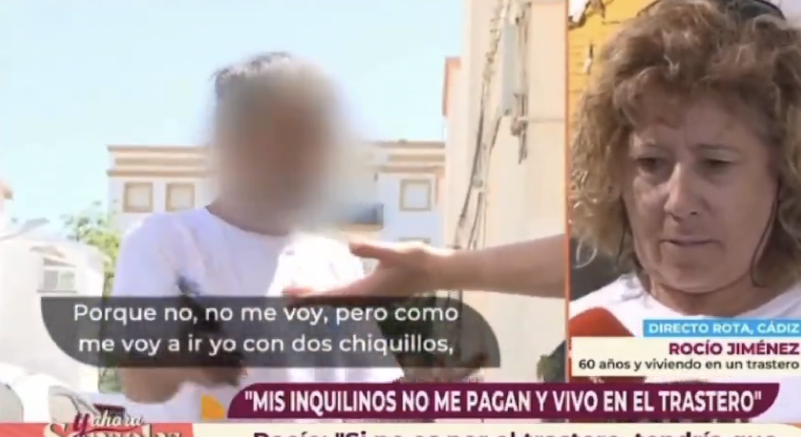 Hablamos de Rocío, una vecina del municipio gaditano de Rota, que se ha visto obligada a vivir en un trastero porque su piso está siendo okupado por una familia y ella se ha quedado en la calle
