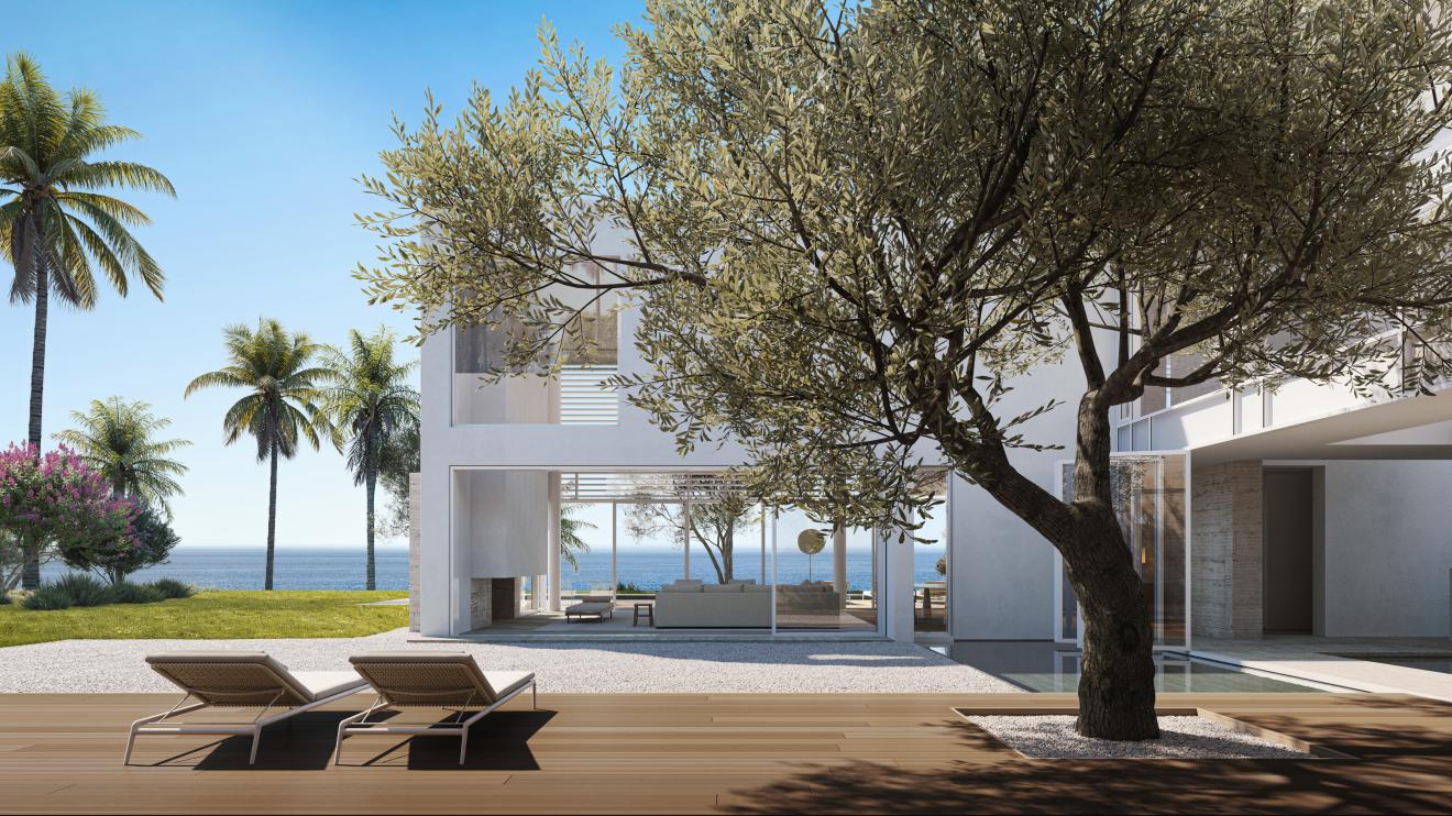 La casa okupada es una villa de lujo situada en Ibiza