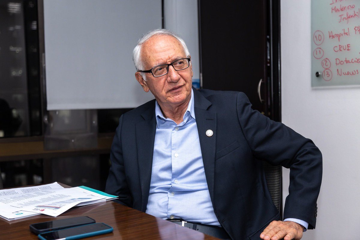 Alfonso Jaramillo, ministro de Salud de Colombia (Foto de la cuenta en X del Ministerio de Salud colombiano)