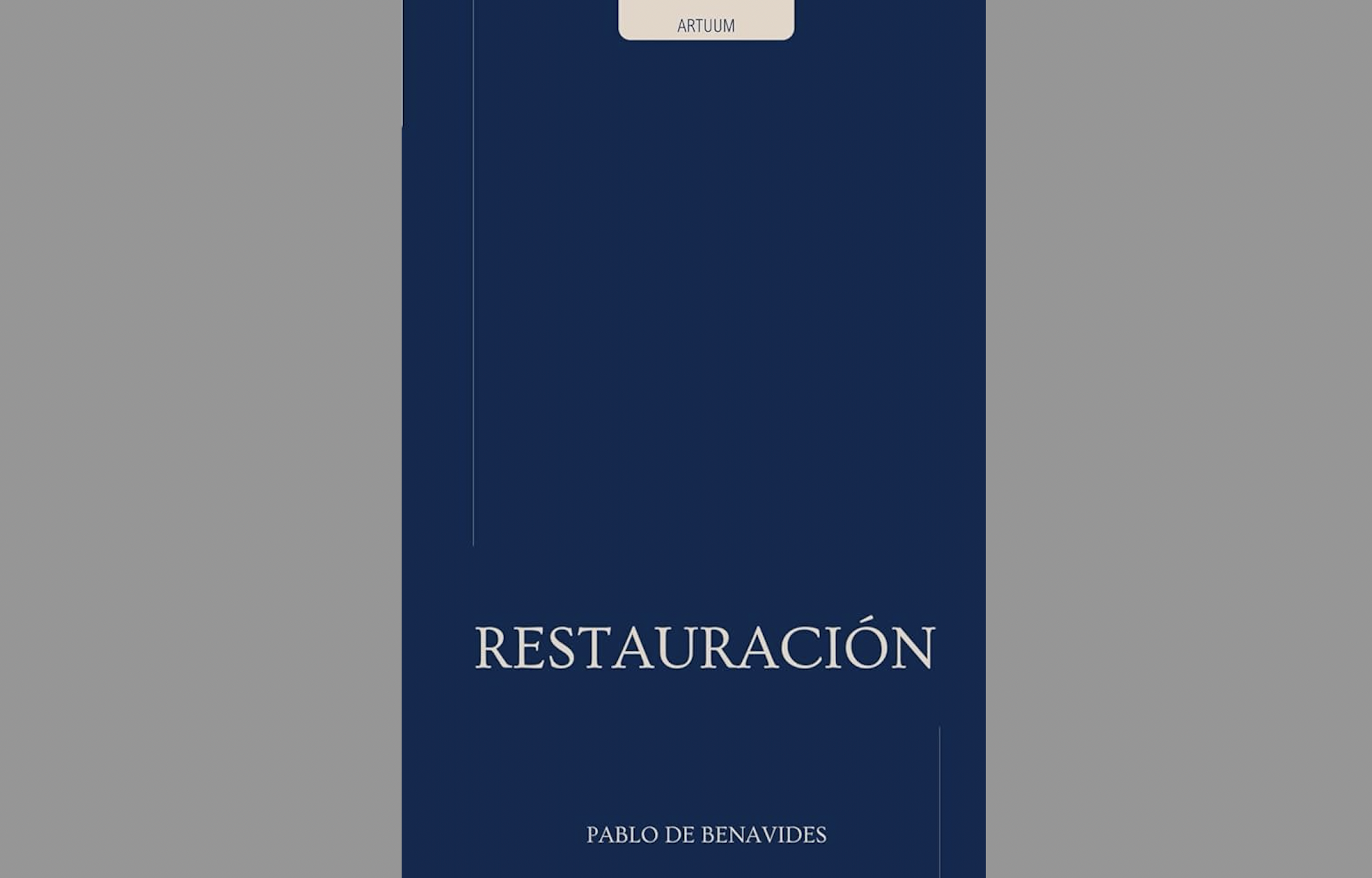 Con Restauración, Benavides ha cuajado como uno de nuestros grandes ensayistas