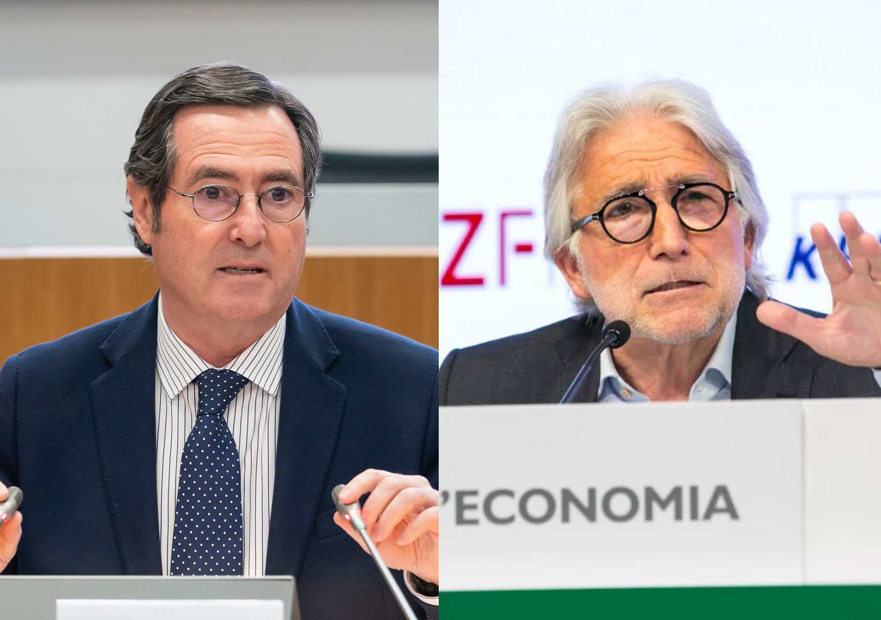Antonio Garamendi y Josep Sánchez Llibre