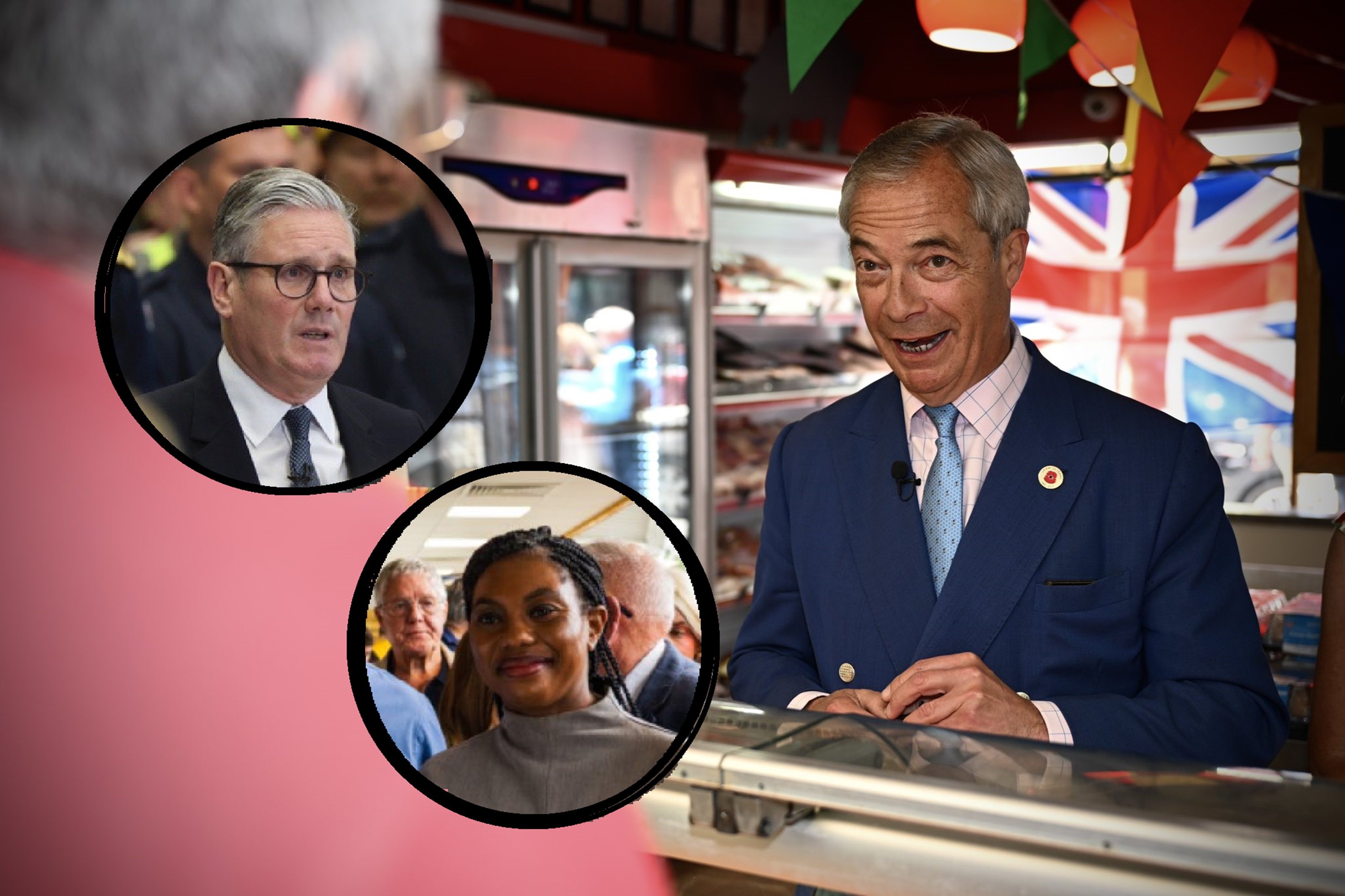 Llama la atención el avance de Nigel Farage que hace un años se quedaba como tercera fuerza política y que ahora 'sorpassa' a los Conservadores y ganaría las elecciones