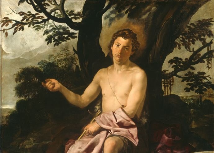 San Juan Bautista en el desierto, Diego de Velázquez