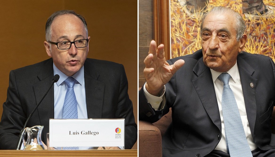 Luis Gallego y Juan José Hidalgo se echan un pulso por Air Europa... y por ahora va ganando el segundo, que se resiste a perder la aerolínea y ha logrado que Iberia ponga más dinero Luis Gallego y Juan José Hidalgo se echan un pulso por Air Europa... y por ahora va ganando el segundo, que se resiste a perder la aerolínea y ha logrado que Iberia ponga más dinero